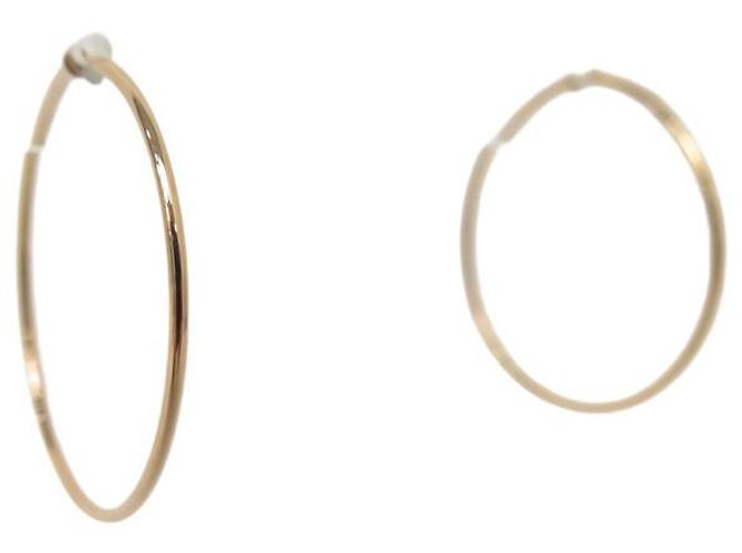 NOVE BRINCOS CREOLES MARGHERITA VANRYCKE EM OURO ROSA 18K Dourado - vista 5