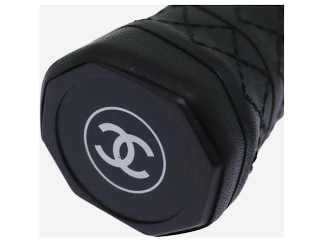 Chanel Conjunto de raquete de tênis e bolas CC pretas Preto - vista 3