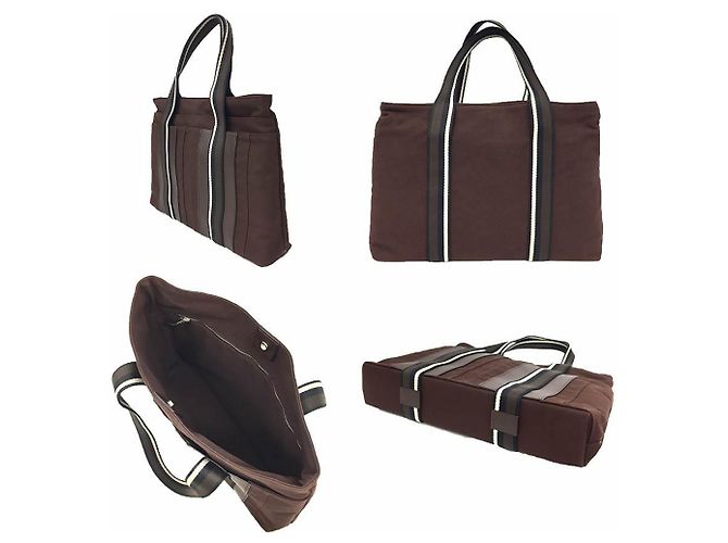 Hermès Hermes MM Horizontal Troca Tote Bag Braun Schokolade - Ansicht 2
