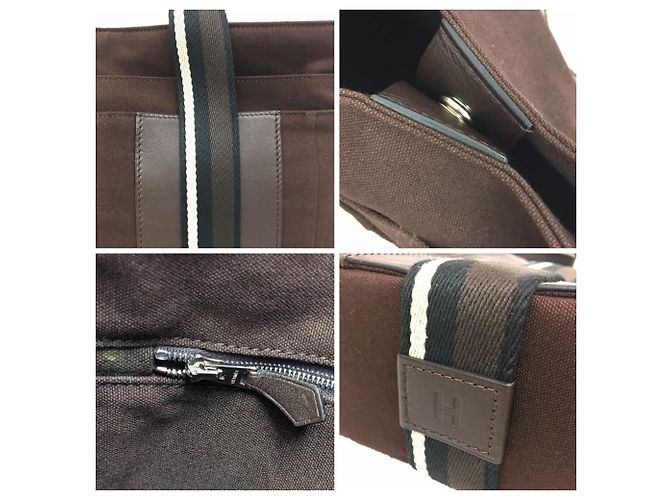 Hermès Hermes MM Horizontal Troca Tote Bag Braun Schokolade - Ansicht 3
