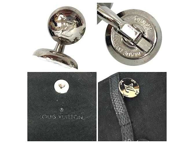 Gemelli Monogram Louis Vuitton Argento - vista 3