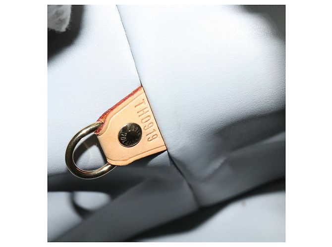 LOUIS VUITTON Monogram Vernis Houston Borsa a Mano Grigia M91053 LV Auth ki5759 Grigio - vista 12