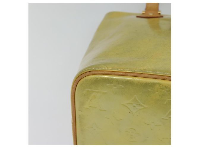 LOUIS VUITTON Monogram Vernis Houston Borsa a Mano Grigia M91053 LV Auth ki5759 Grigio - vista 15