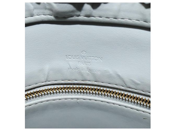 LOUIS VUITTON Monogram Vernis Houston Borsa a Mano Grigia M91053 LV Auth ki5759 Grigio - vista 17