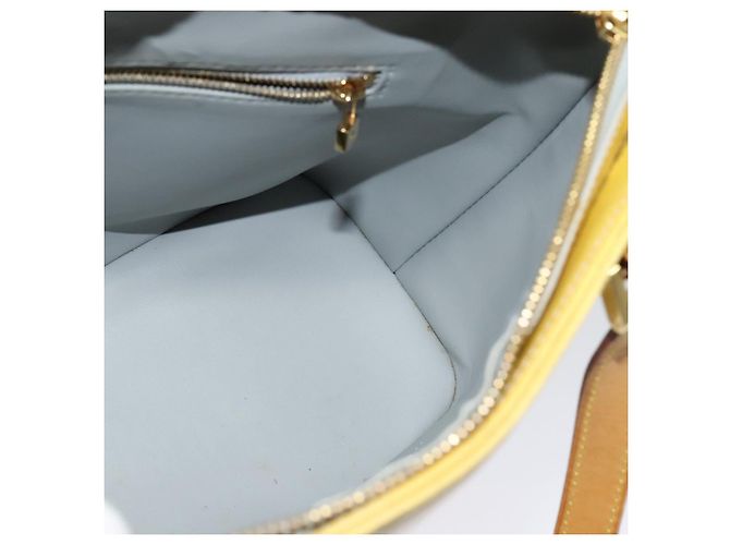 LOUIS VUITTON Monogram Vernis Houston Borsa a Mano Grigia M91053 LV Auth ki5759 Grigio - vista 18