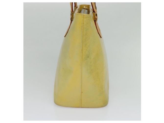 LOUIS VUITTON Monogram Vernis Houston Borsa a Mano Grigia M91053 LV Auth ki5759 Grigio - vista 4