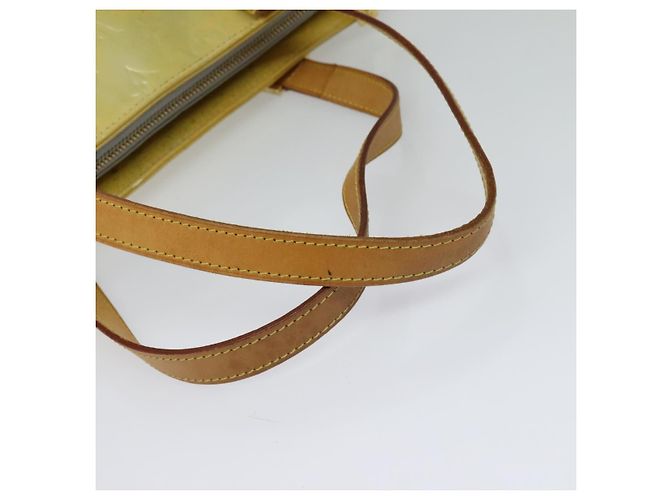 LOUIS VUITTON Monogram Vernis Houston Borsa a Mano Grigia M91053 LV Auth ki5759 Grigio - vista 7