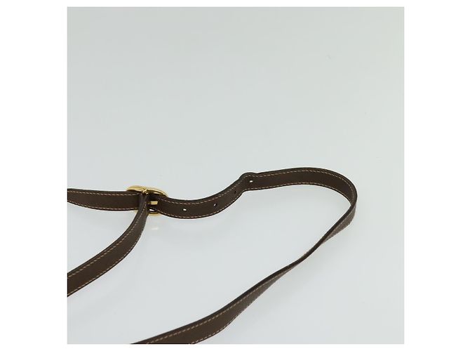 GUCCI GG Supreme Web Borsa Sherry Linea PVC Marrone Oro 89 02 032 Auth 122664 D'oro - vista 8