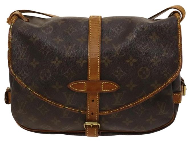 LOUIS VUITTON Borsa a Spalla Monogram Saumur 30 M42256 LV Auth ar13526 Monogramma - vista 13