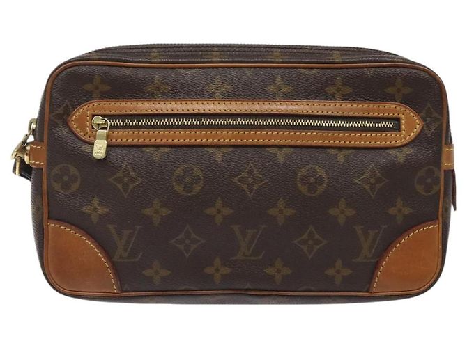 LOUIS VUITTON Monogram Marly Dragonne GM Borsa Clutch M51825 LV Auth BA1631 Monogramma - vista 13