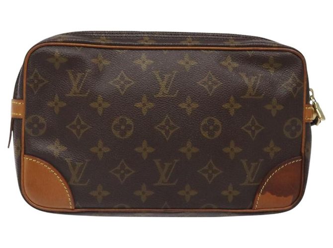 LOUIS VUITTON Monogram Marly Dragonne GM Borsa Clutch M51825 LV Auth BA1631 Monogramma - vista 2