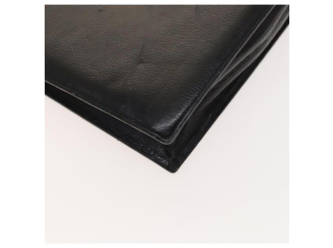 Borsa da lavoro in pelle nera Gianni Versace Auth bs24674 Nero - vista 16