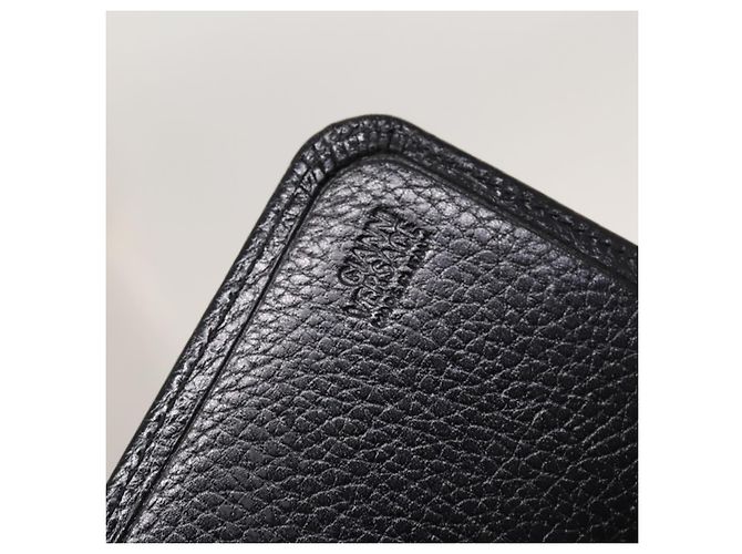 Borsa da lavoro in pelle nera Gianni Versace Auth bs24674 Nero - vista 18