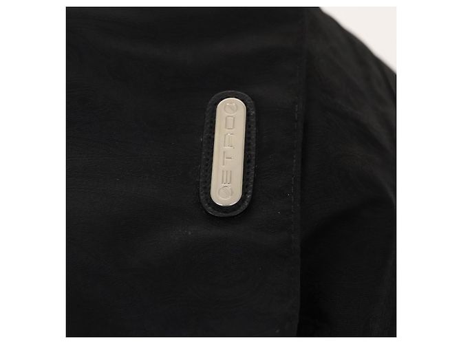 Zaino ETRO in nylon argento nero Auth bs24801 - vista 16
