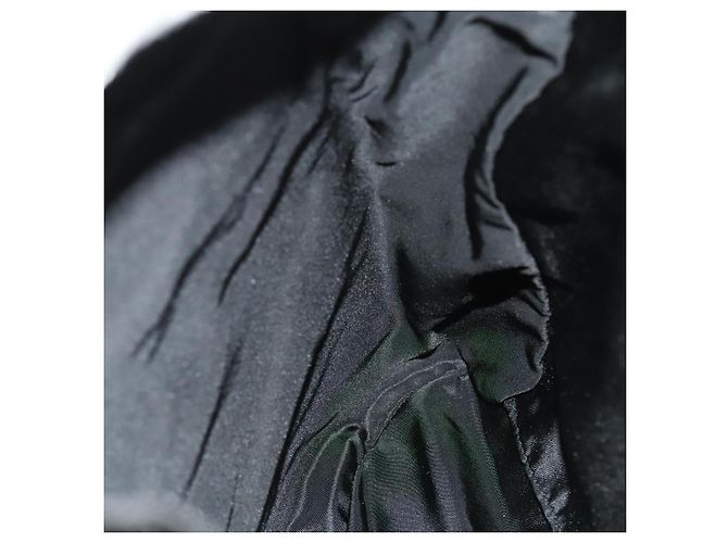 Zaino ETRO in nylon argento nero Auth bs24801 - vista 22