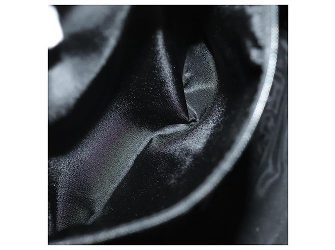 Zaino ETRO in nylon argento nero Auth bs24801 - vista 23