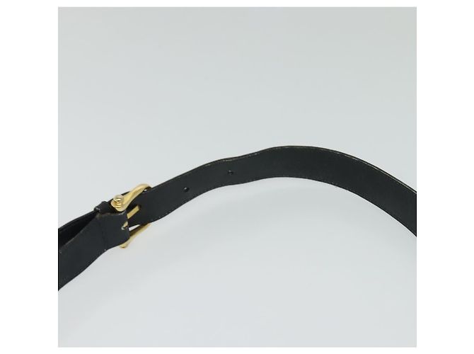 Céline Borsa a spalla CELINE C Sulky in tela blu navy e oro Auth 121724 D'oro - vista 8