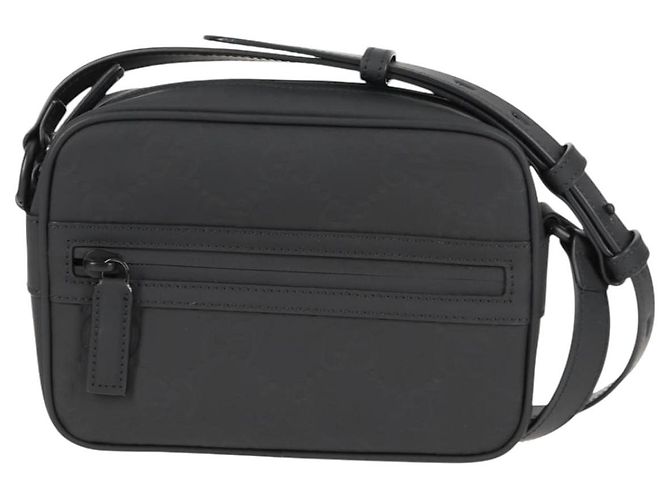 Borsa a Spalla Guccissima in Pelle Nera GUCCI 771321 Auth nb492M Nero - vista 2