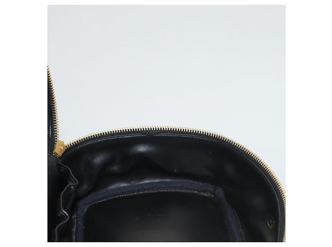 CHANEL Vanity Pouch Pelle Nera Oro CC Auth 122610 Nero D'oro - vista 20