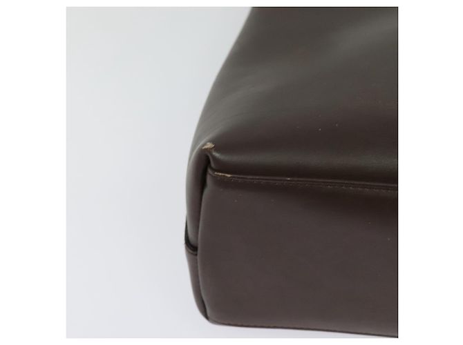 Borsa a Spalla Gucci Bamboo in Pelle Marrone Oro 001 1553 1880 Auth ep8788 D'oro - vista 12