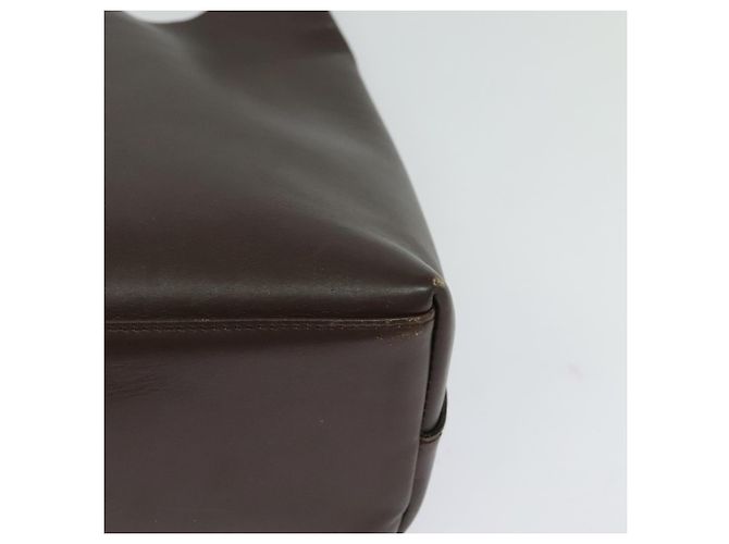 Borsa a Spalla Gucci Bamboo in Pelle Marrone Oro 001 1553 1880 Auth ep8788 D'oro - vista 13
