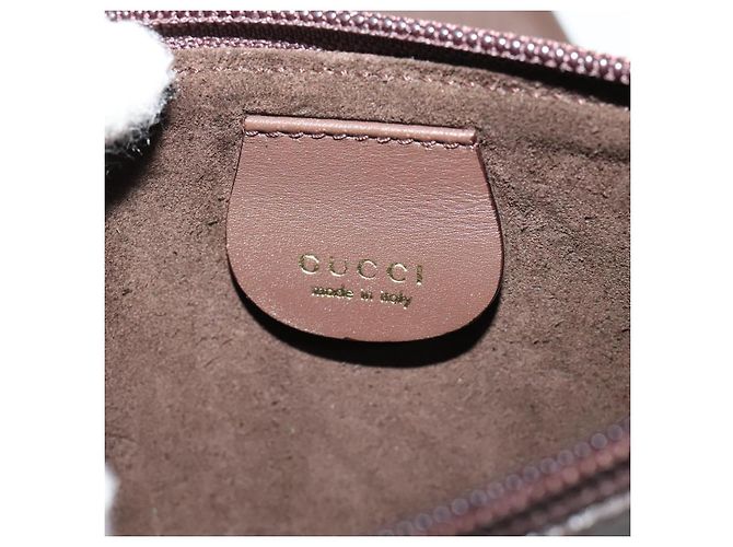 Borsa a Spalla Gucci Bamboo in Pelle Marrone Oro 001 1553 1880 Auth ep8788 D'oro - vista 19