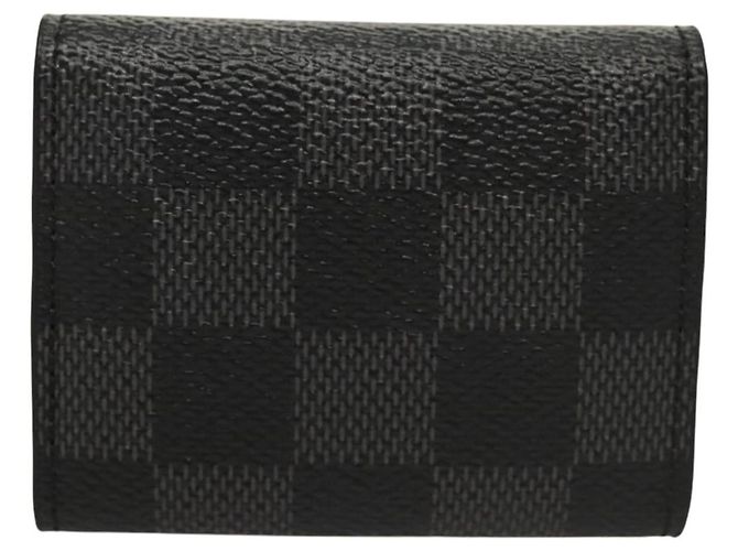 LOUIS VUITTON Pulseiras Damier Graphite & Estojo para Pulseiras LV Auth 121760 Damier ebene - vista 3