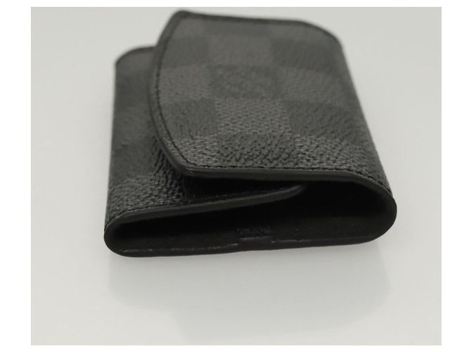 LOUIS VUITTON Pulseiras Damier Graphite & Estojo para Pulseiras LV Auth 121760 Damier ebene - vista 4