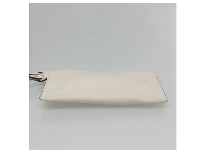PRADA Tote Bag Canvas Grau Silber Auth ar13504 Braun - Ansicht 24