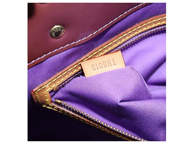 LOUIS VUITTON Monogram Vernis Reade GM Borsa Tote Viola Viole M91085 Auth 122573 Porpora - vista 12