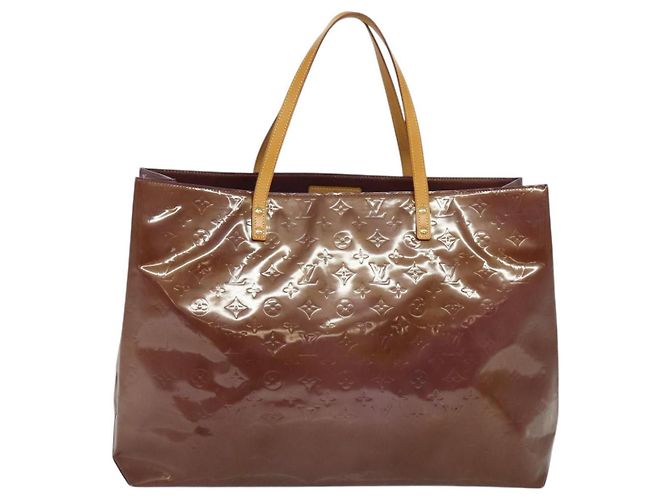 LOUIS VUITTON Monogram Vernis Reade GM Borsa Tote Viola Viole M91085 Auth 122573 Porpora - vista 13