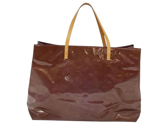 LOUIS VUITTON Monogram Vernis Reade GM Borsa Tote Viola Viole M91085 Auth 122573 Porpora - vista 2