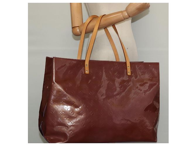 LOUIS VUITTON Monogram Vernis Reade GM Borsa Tote Viola Viole M91085 Auth 122573 Porpora - vista 20