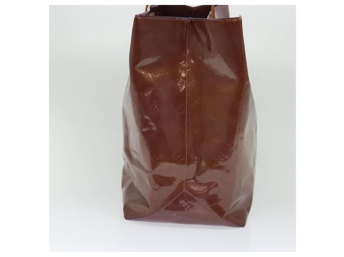 LOUIS VUITTON Monogram Vernis Reade GM Borsa Tote Viola Viole M91085 Auth 122573 Porpora - vista 3