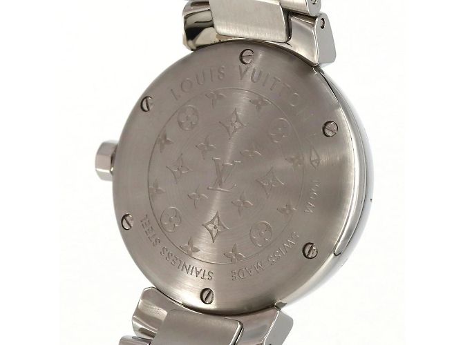 Reloj de pulsera de acero inoxidable Louis Vuitton Tambour Q121K - vista 7