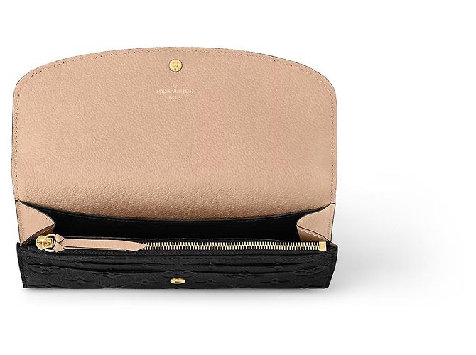 Cartera Louis Vuitton Emilie de cuero negro - vista 2