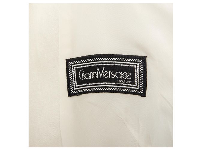 Gianni Versace Couture Mini Kleid Aus weiß - Ansicht 11