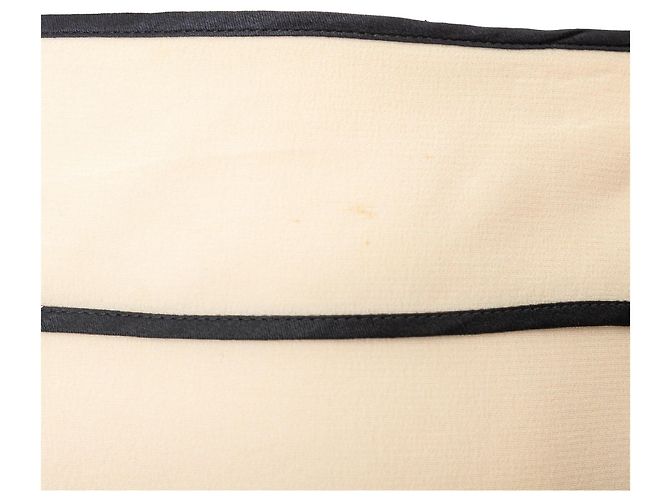 Top Off Shoulder Couture Gianni Versace Blanco roto - vista 11