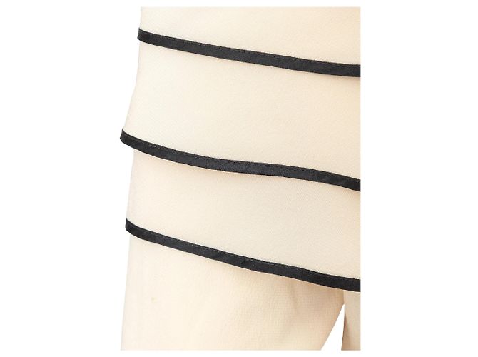 Top Off Shoulder Couture Gianni Versace Blanco roto - vista 12