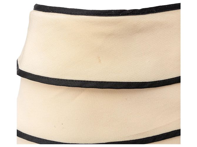 Top Off Shoulder Couture Gianni Versace Blanco roto - vista 14