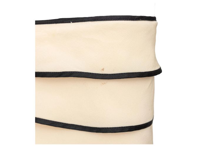 Top Off Shoulder Couture Gianni Versace Blanco roto - vista 15
