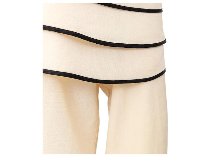 Top Off Shoulder Couture Gianni Versace Blanco roto - vista 8