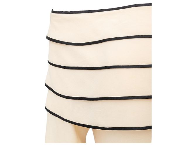 Top Off Shoulder Couture Gianni Versace Blanco roto - vista 9