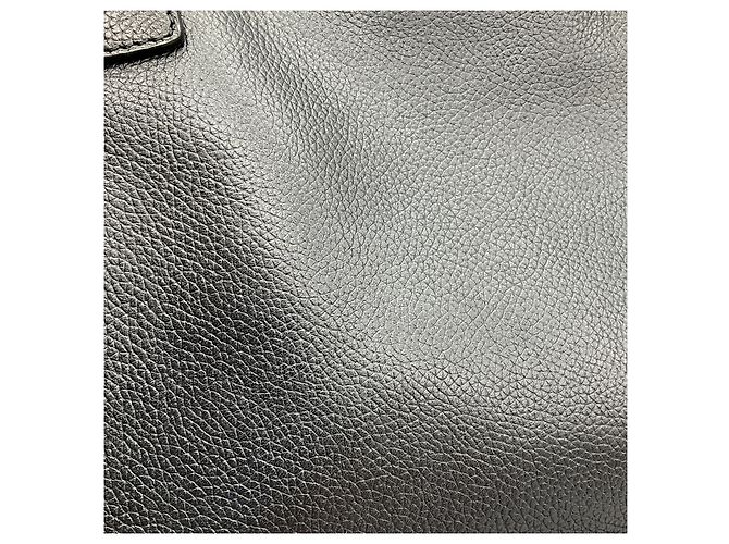 Borsa tote executive grande in pelle caviar Chanel nera / hardware argento Nero - vista 20