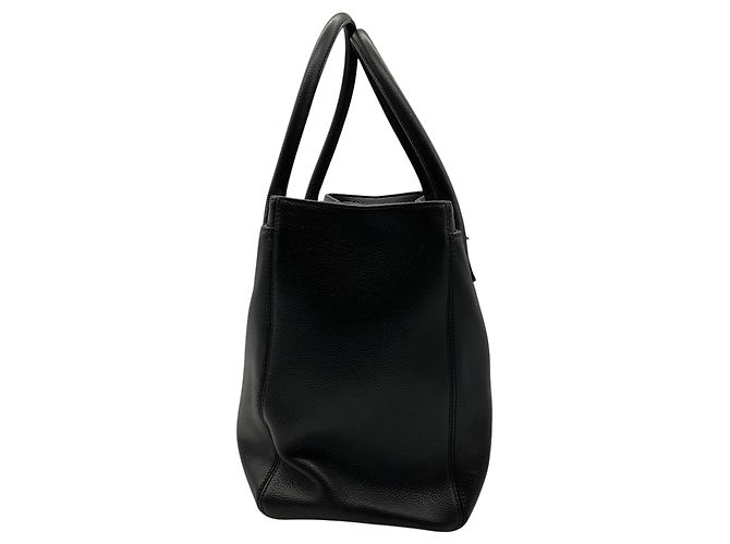 Borsa tote executive grande in pelle caviar Chanel nera / hardware argento Nero - vista 3