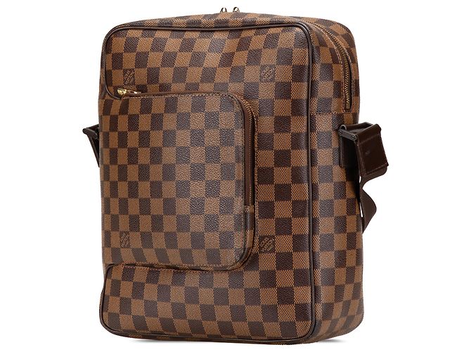 Louis Vuitton Marrom Damier Ebene Olav MM - vista 2