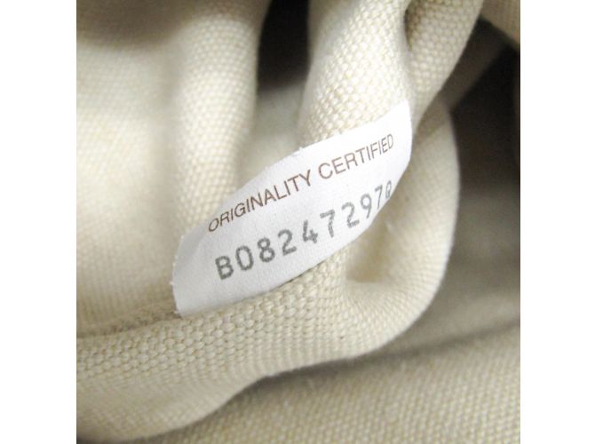 Borsa a spalla in pelle e tela da donna Bottega Veneta Nero Beige - vista 10