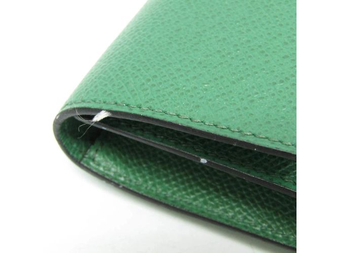 Hermès Clutch in pelle Rio di Hermes Verde - vista 8