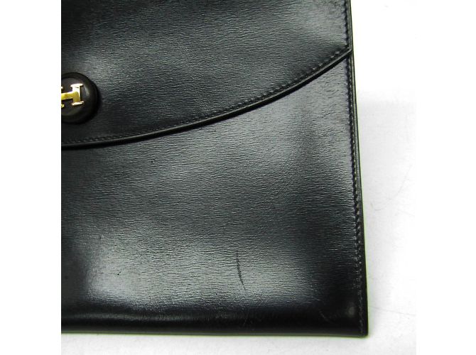 Borsa Clutch Pochette Rio di Hermès Nero - vista 5