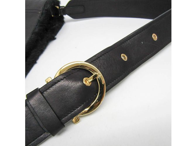 Damentasche aus Leder von Salvatore Ferragamo Schwarz - Ansicht 8